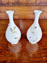 Load image into Gallery viewer, Pair Of Vintage Coalport Rose Bud Vases
