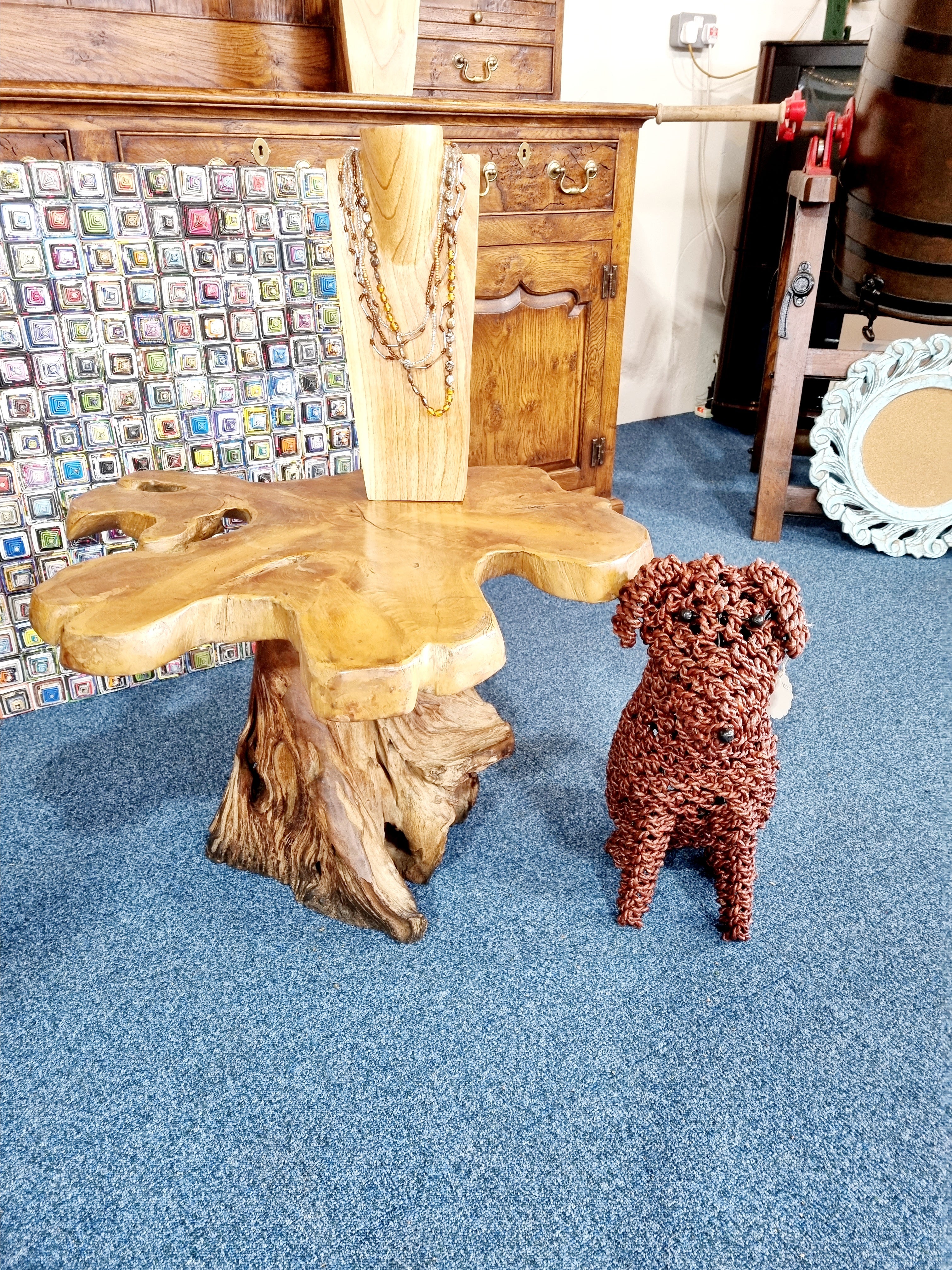 Table Made From Tree Root | Charlotte Rose Interiors