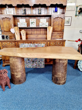 Load image into Gallery viewer, Solid Teak Dining/Console Table
