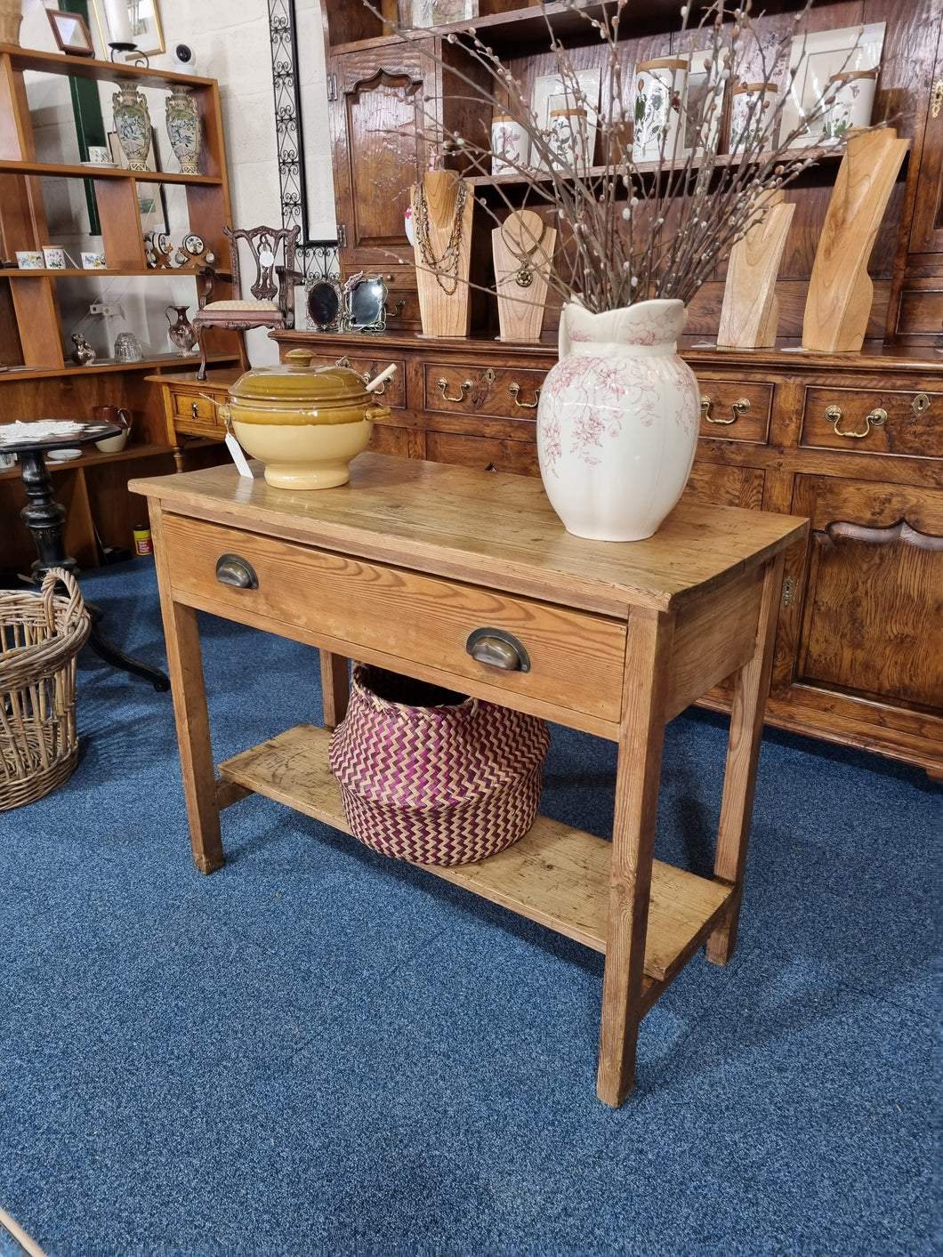 Old Pine Kitchen Serving Table