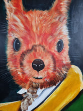 Load image into Gallery viewer, Original Art Work Red Squirrel
