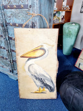 Load image into Gallery viewer, Hand Painted Pelican Sign
