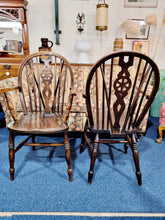 Load image into Gallery viewer, Set Of Four Ash &amp; Elm Windsor Dining Chairs
