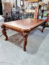 Load image into Gallery viewer, Large Ornate Dining Table &amp; Four Ornate Dining Chairs
