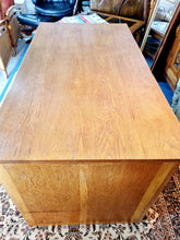 Load image into Gallery viewer, Vintage Oak Kneehole Desk
