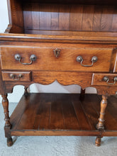 Load image into Gallery viewer, George III Style Oak Dresser With A Pot Board Base
