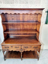 Load image into Gallery viewer, George III Style Oak Dresser With A Pot Board Base
