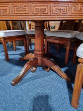 Load image into Gallery viewer, Huge Round Dining Table &amp; Eight Dining Chairs
