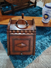 Load image into Gallery viewer, Victorian Oak Coal Box With Original Shovel
