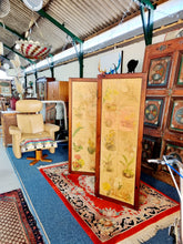 Load image into Gallery viewer, Antique Vintage Three Fold Screen Room Divider
