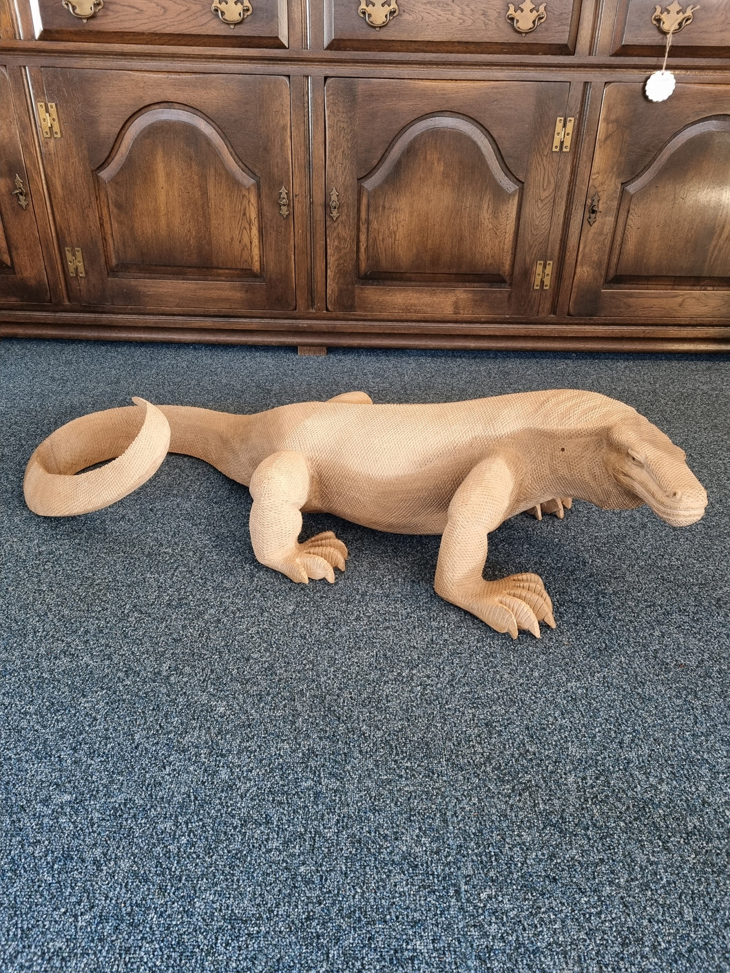 Large Wooden Komodo Dragon