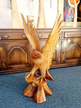 Load image into Gallery viewer, Large Carved Wooden Eagle

