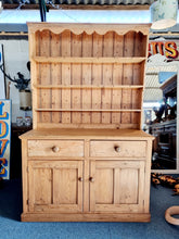 Load image into Gallery viewer, Old Rustic Pine Farmhouse Dresser
