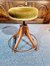 Load image into Gallery viewer, Antique Oak Framed Stool
