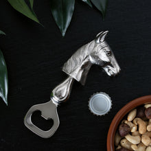 Load image into Gallery viewer, Silver Nickel Horse Bottle Opener
