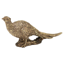 Load image into Gallery viewer, Antique Gold Pheasant Ornament
