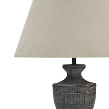 Load image into Gallery viewer, Incia Urn Wooden Table Lamp
