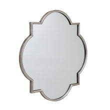 Load image into Gallery viewer, Antique Silver Quarterfoil Mirror
