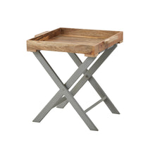 Load image into Gallery viewer, Nordic Grey Collection Butler Tray Table

