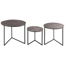 Load image into Gallery viewer, Farrah Collection Set of Three Round Tables
