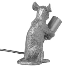 Load image into Gallery viewer, Milton The Mouse Silver Table Lamp
