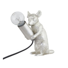 Load image into Gallery viewer, Milton The Mouse Silver Table Lamp
