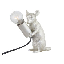 Load image into Gallery viewer, Milton The Mouse Silver Table Lamp
