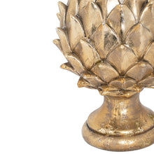 Load image into Gallery viewer, Tall Large Gold Pinecone Finial
