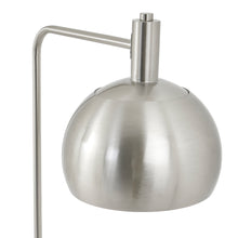 Load image into Gallery viewer, Marble And Silver Industrial Adjustable Floor Lamp
