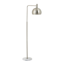 Load image into Gallery viewer, Marble And Silver Industrial Adjustable Floor Lamp
