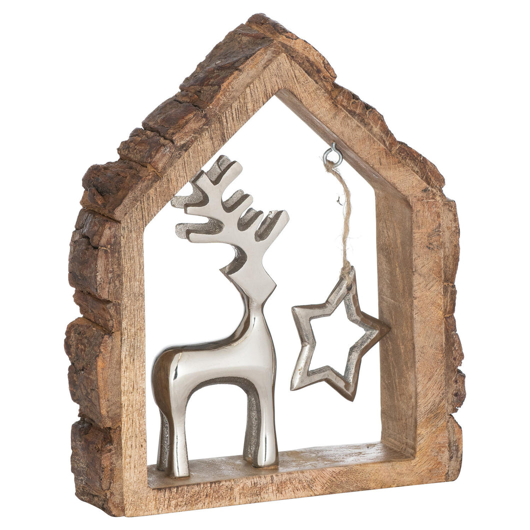 Root Star And Stag House Ornament