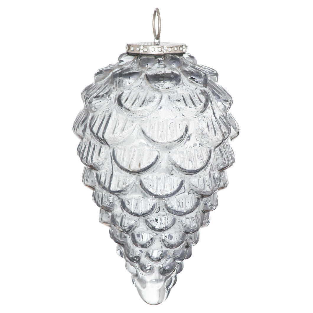 The Noel Collection Smoked Midnight Acorn Large Bauble