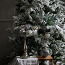 Load image into Gallery viewer, The Noel Collection Smoked Midnight Swirl Bauble
