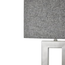 Load image into Gallery viewer, Baleria Chrome Lamp With Woven Shade

