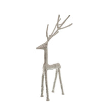 Load image into Gallery viewer, Small Silver Standing Stag Ornament
