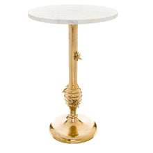 Load image into Gallery viewer, Honey Bee Side Table With Marble Top
