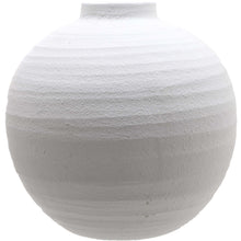 Load image into Gallery viewer, Tiber Large Matt White Ceramic Vase
