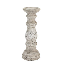 Load image into Gallery viewer, Stone Ceramic Column Candle Holder
