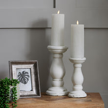 Load image into Gallery viewer, Small Matt White Ceramic Candle Holder
