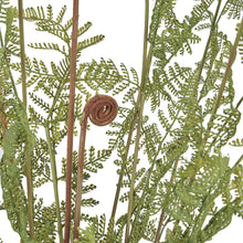 Load image into Gallery viewer, Large Tall Black Potted Fern
