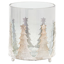 Load image into Gallery viewer, Noel Collection Midnight Medium Christmas Tree Candle Holder

