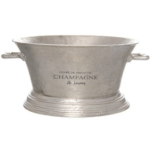 Load image into Gallery viewer, Large Antique Pewter Champagne Cooler
