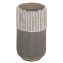 Load image into Gallery viewer, Mason Collection Grey Ceramic Straight Vase
