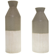Load image into Gallery viewer, Mason Collection Grey Ceramic Ellipse Tall Vase
