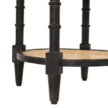 Load image into Gallery viewer, Raffles Black Tall Round Side Table
