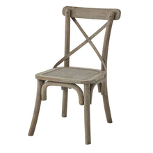 Load image into Gallery viewer, Copgrove Collection Cross Back Chair With Rush Seat
