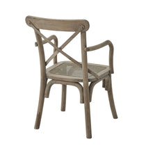 Load image into Gallery viewer, Copgrove Collection Cross Back Carver Chair With Rush Seat
