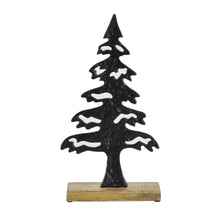 Load image into Gallery viewer, The Noel Collection Cast Tree Black Ornament
