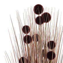 Load image into Gallery viewer, Large Burgundy Pompom Alliums In Black Pot
