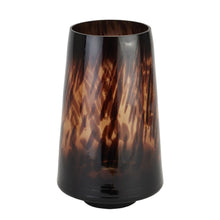 Load image into Gallery viewer, Amber Dapple Tapered  Vase

